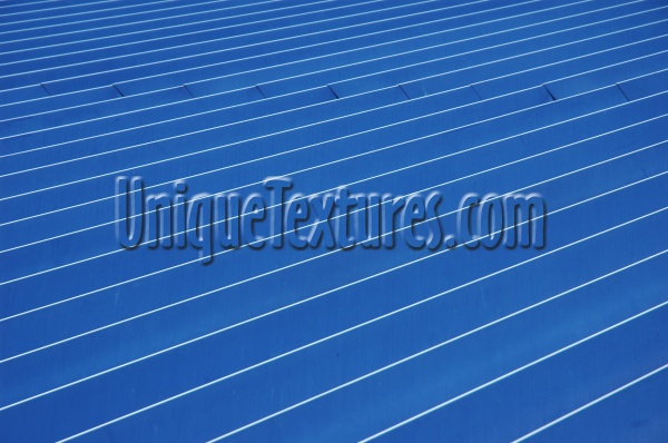 roof angled oblique pattern grooved industrial architectural metal paint blue     