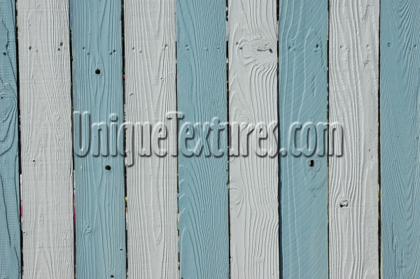 boards fence vertical pattern architectural wood paint vibrant multicolored white blue     