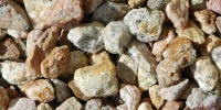gravel floor rough industrial architectural natural stone tan/beige