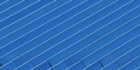 roof angled oblique pattern architectural metal paint blue     