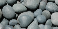 floor round natural stone gray gravel   