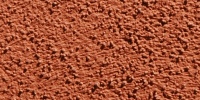 wall rough architectural stucco/plaster red