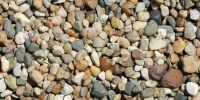 gravel floor random natural stone tan/beige   