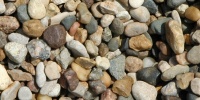 gravel spots natural stone tan/beige   