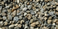 gravel floor random natural stone gray 