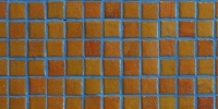 square architectural tile/ceramic orange/peach    