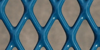 pattern industrial   metal blue