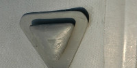 triangular     dirty marine rubber gray