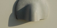 vent/drain curves shadow marine metal white