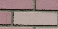 wall rectangular retro architectural   brick pink