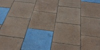 floor square oblique architectural tile/ceramic multicolored