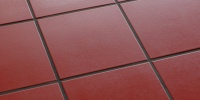 floor square oblique pattern architectural tile/ceramic red