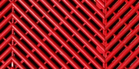 red plastic architectural grooved angled floor
